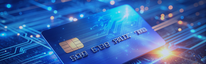 Imagen conceptual que destaca la innovación y el control operativo en la gestión del ciclo de vida de tarjetas de crédito a través de plataformas core bancarias.
