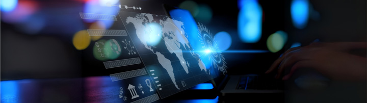 Imagen de una plataforma digital con análisis financieros y mapa global que ilustra la eficiencia y el rendimiento operativo en ecosistemas de pagos modernos.