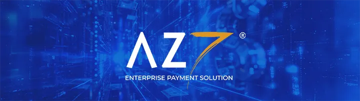 Imagen de AZ7®, la plataforma empresarial de pagos diseñada para habilitar experiencias omnicanal seguras, ágiles y conectadas. Ideal para destacar innovación, integración y orquestación tecnológica en servicios financieros.