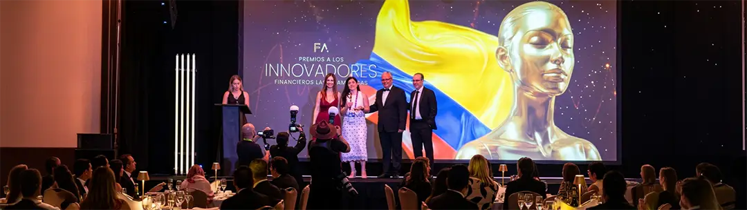 Image of the Financial Innovators Awards at Fintech Americas 2026, an event recognizing innovation and digital transformation in the financial industry.