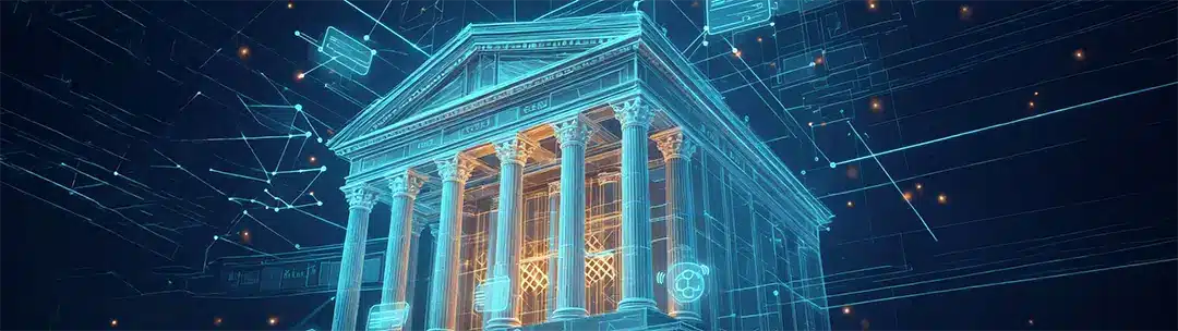 Digital banking infrastructure illustrating a payment hub in banking that centralizes connectivity, payment routing, and integration across multiple financial networks and channels.