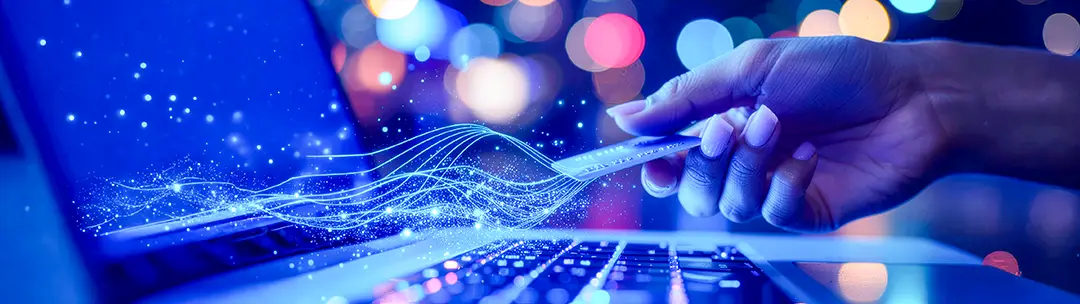 Card Management System payment architecture showing digital card processing, secure transactions, and connected payment infrastructure for financial institutions.