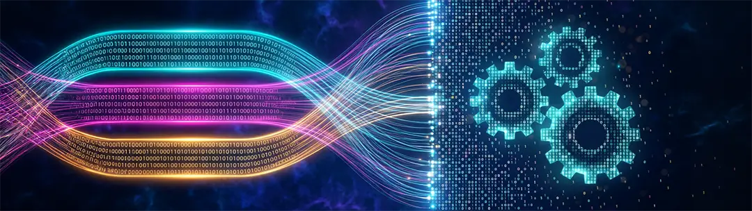 Digital flows, connecting with technological components, representation of orchestration, and operational risk management in financial architecture.